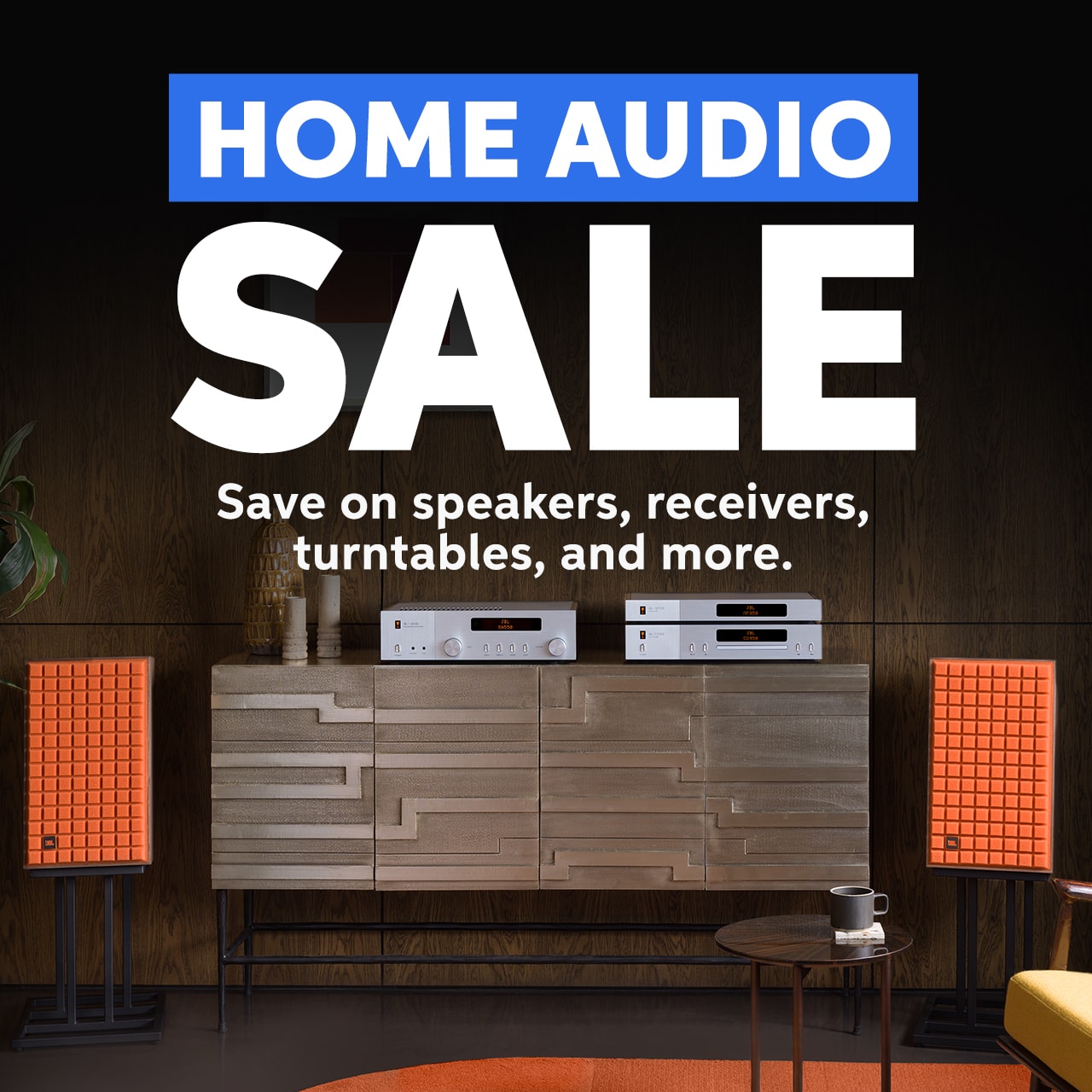Home Audio Sale: Save on speakers, receivers, turntables, and more.