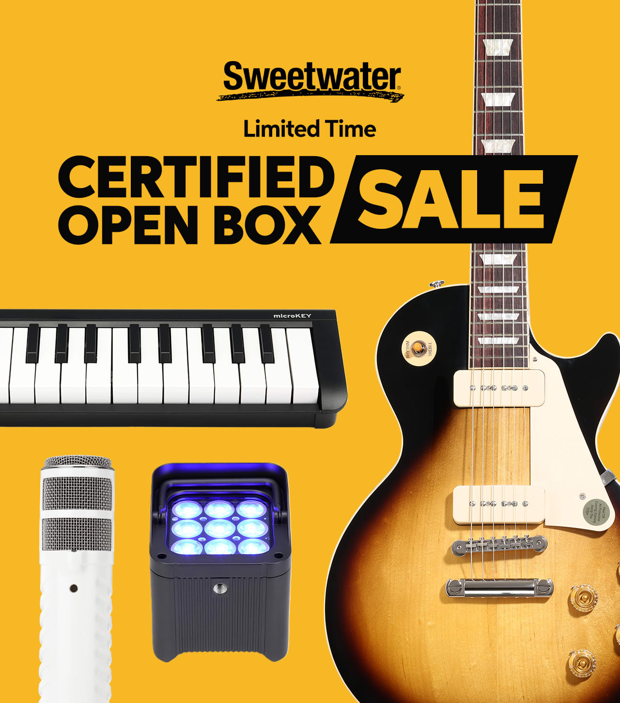 Sweetwater Limited-time Certified Open Box Sale