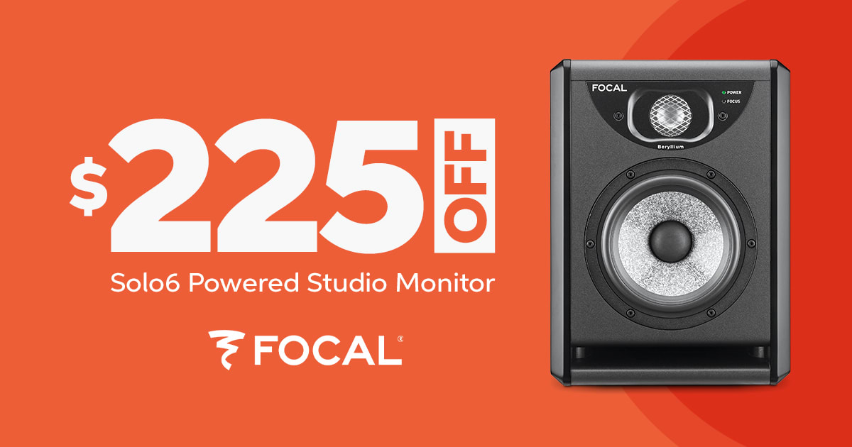 $225 Off Focal Solo6 Powered Studio Monitor - Black