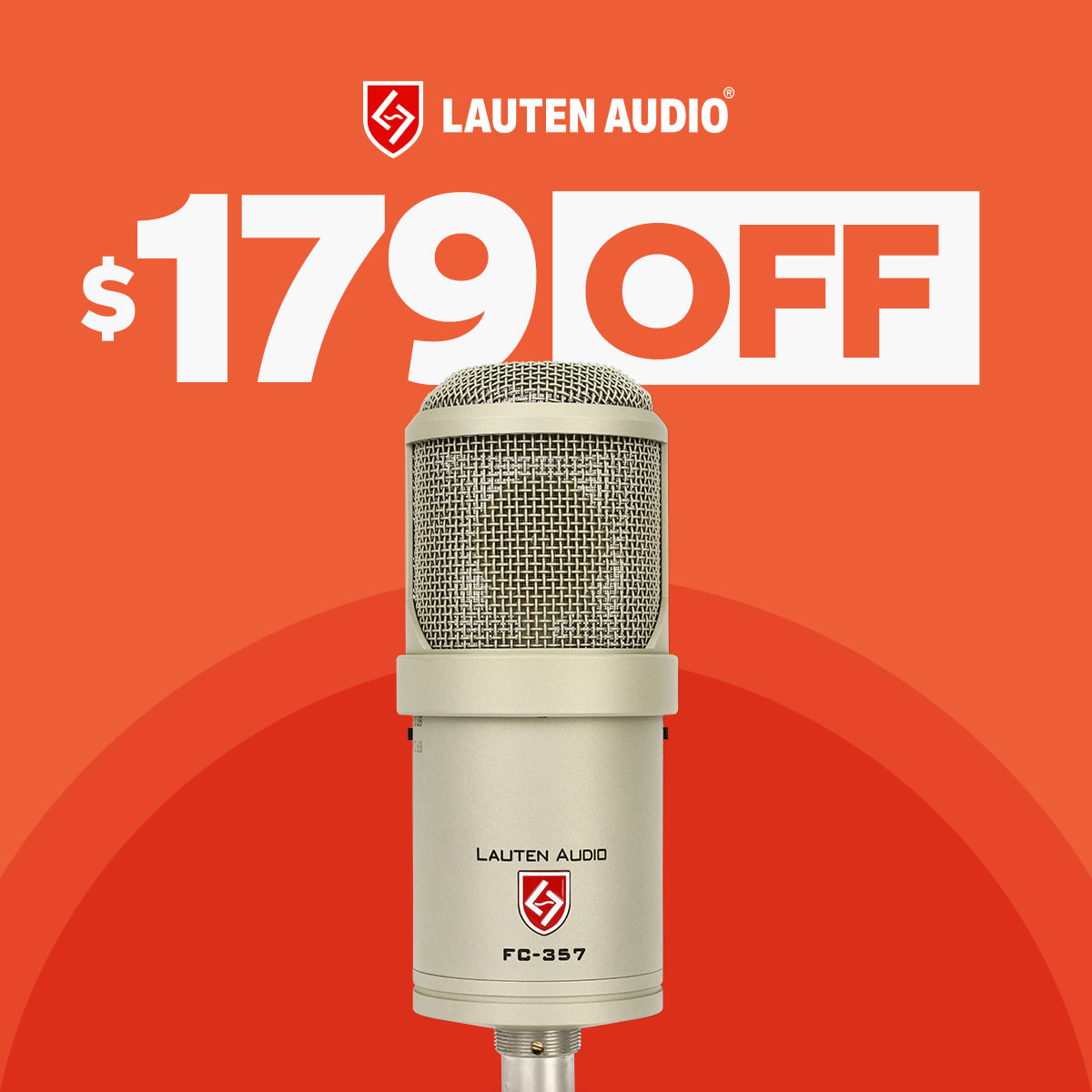$179 Off Lauten Audio Clarion FC-357 Large-diaphragm Condenser Microphone