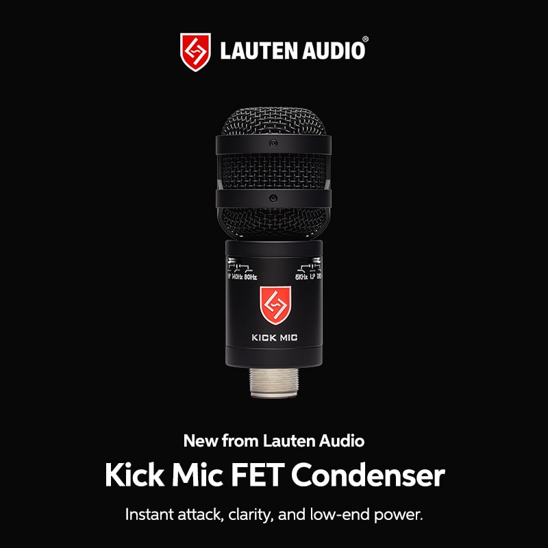 New from Lauten Audio: Kick Mic FET Condenser
