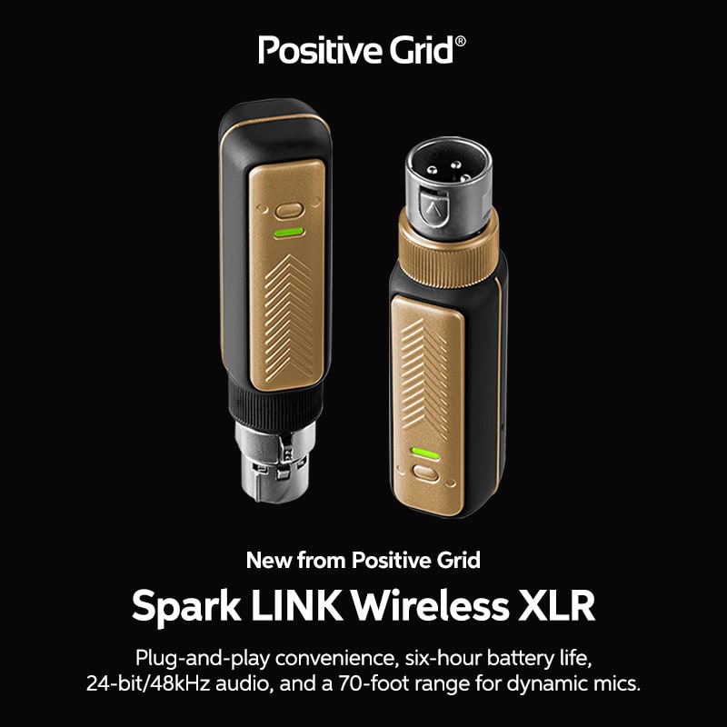 Positive Grid Spark LINK Wireless XLR Audio System - 2.4GHz