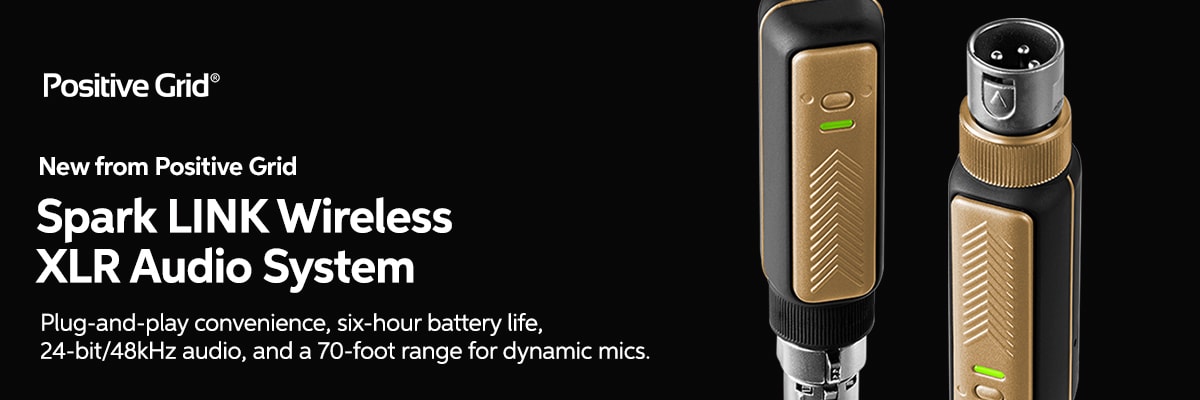 Positive Grid Spark LINK Wireless XLR Audio System - 2.4GHz