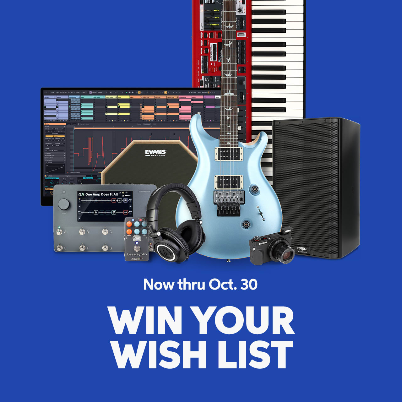 Now thru Oct. 30 — Win Your Wish List Giveaway