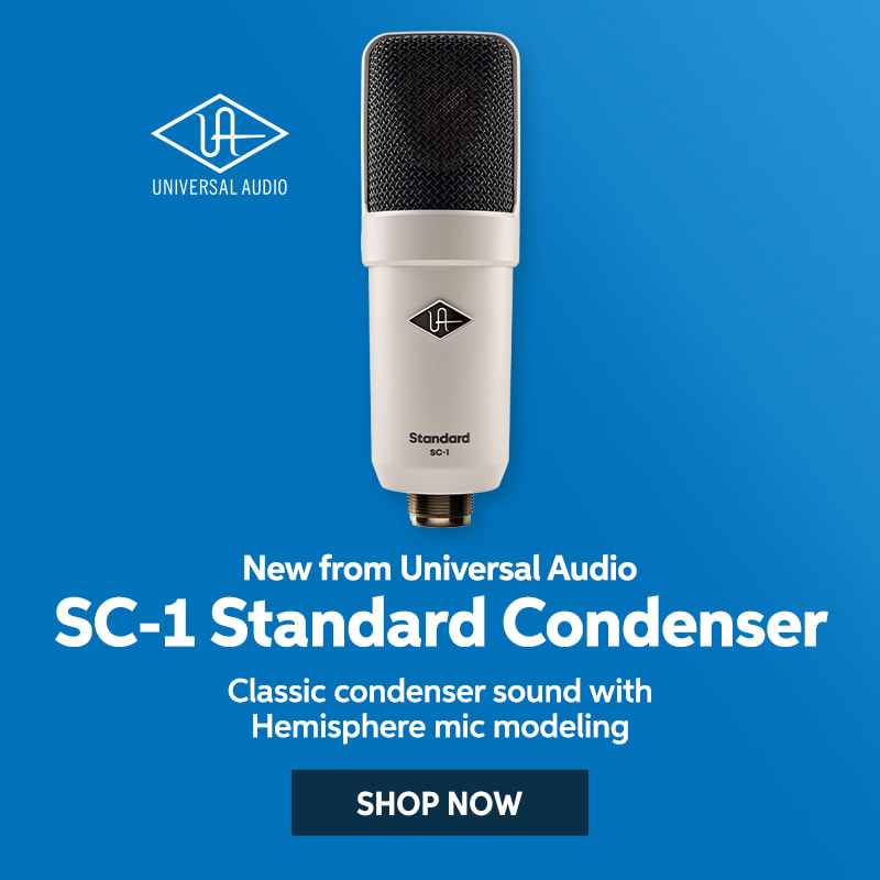 New from Universal Audio. SC-1 Standard Condenser. Shop Now.