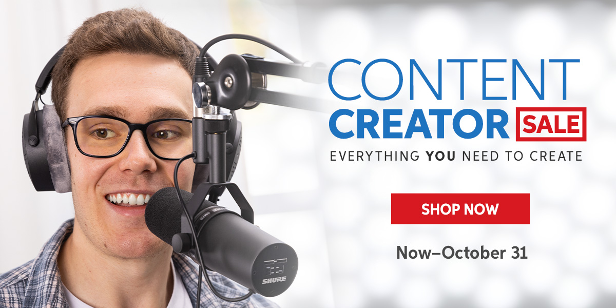 Content Creator Sale, Everything You Need to Create! Shop Now.