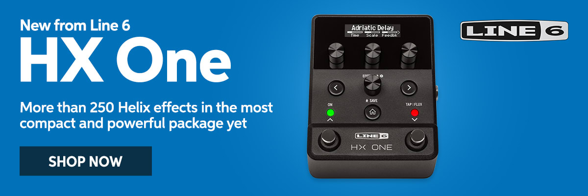 New from Line 6: HX One. More than 250 Helix effects in the most compact and powerful package yet. Shop now.