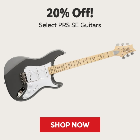 20% off select PRS SE guitars. Shop now.