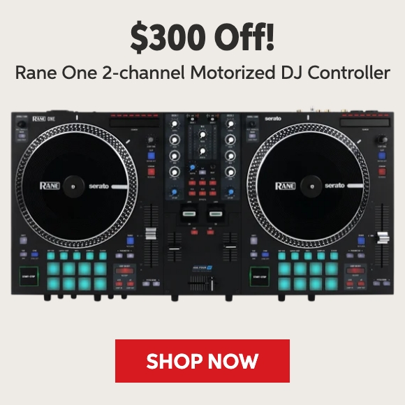 $300 off Rane One 2-channel motorized DJ controller. Shop now.