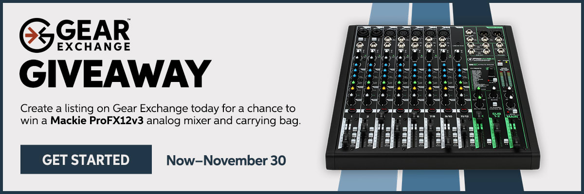 Create a listing on Gear Exchange today for a chance to win this pair of Adam Audio T8V studio monitors. Now through October 31. Get Started.