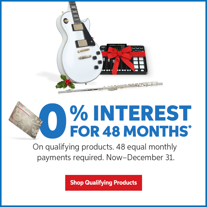 0% Interest For 48 Months on qualifying products. 48 equal monthly payments required. Now-December 31. Shop Qualifying Products.