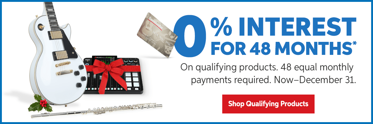 0% Interest For 48 Months on qualifying products. 48 equal monthly payments required. Now-December 31. Shop Qualifying Products.