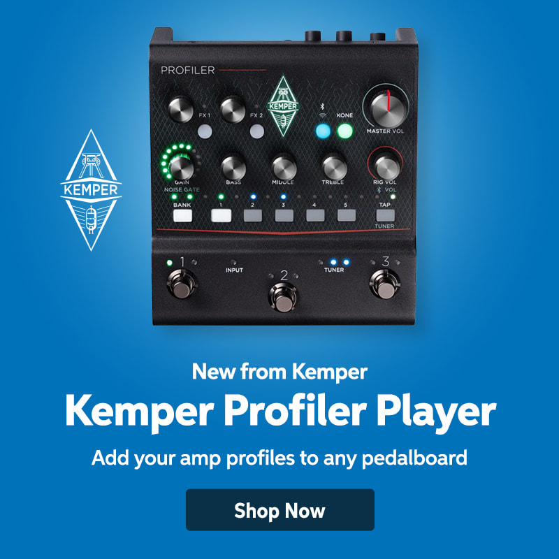 New from Kemper: Kemper Profiler Player. Add your amp profiles to any pedalboard. Shop now.