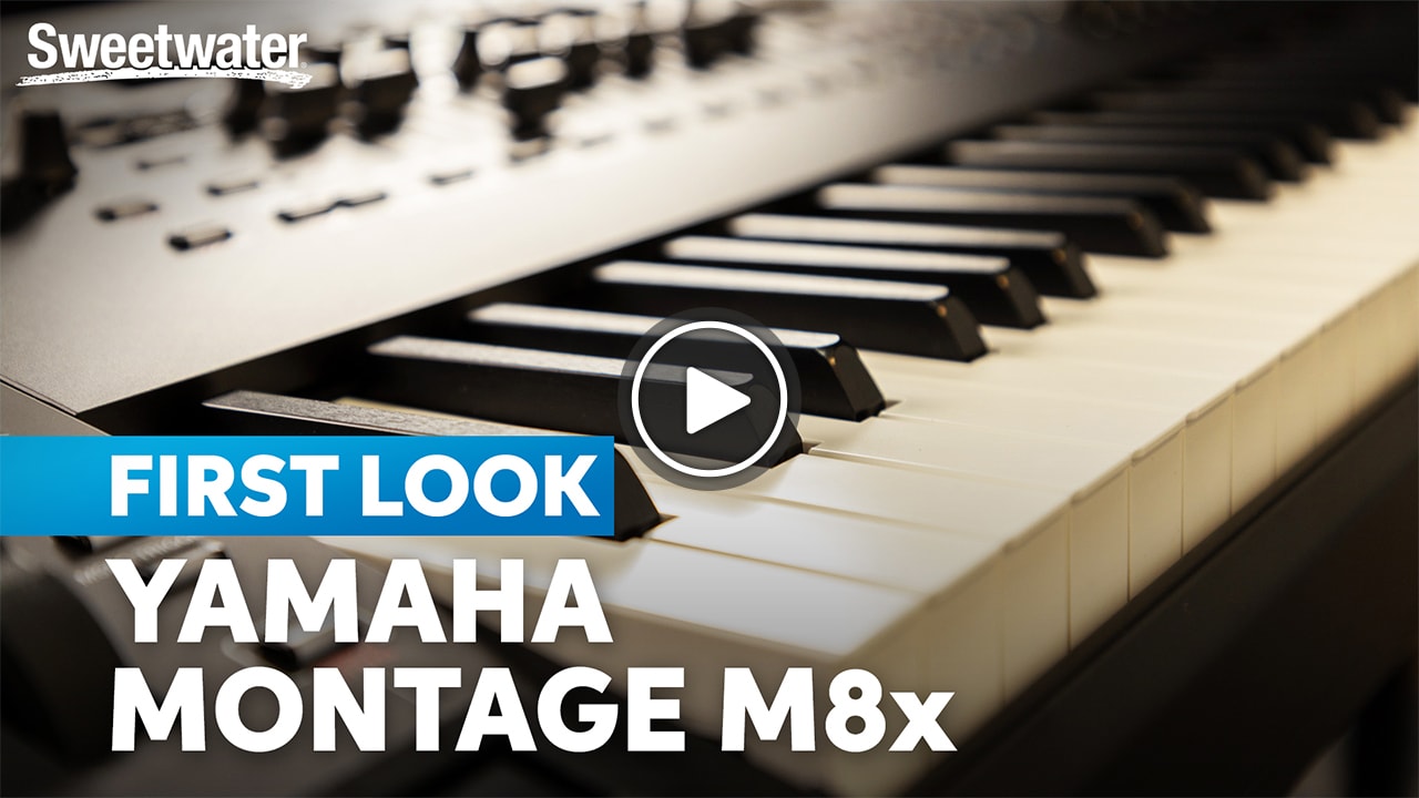 Video: Yamaha Montage M8x: 3 Sonic Engines & Endless Worlds of Sound. Watch now.