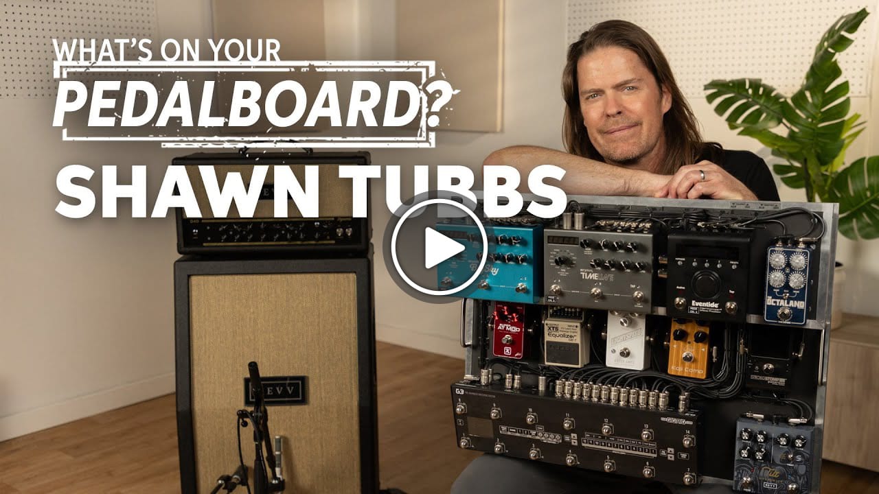 Video: Shawn Tubbs Shows Off His Sound | What's on Your Pedalboard? Watch now.