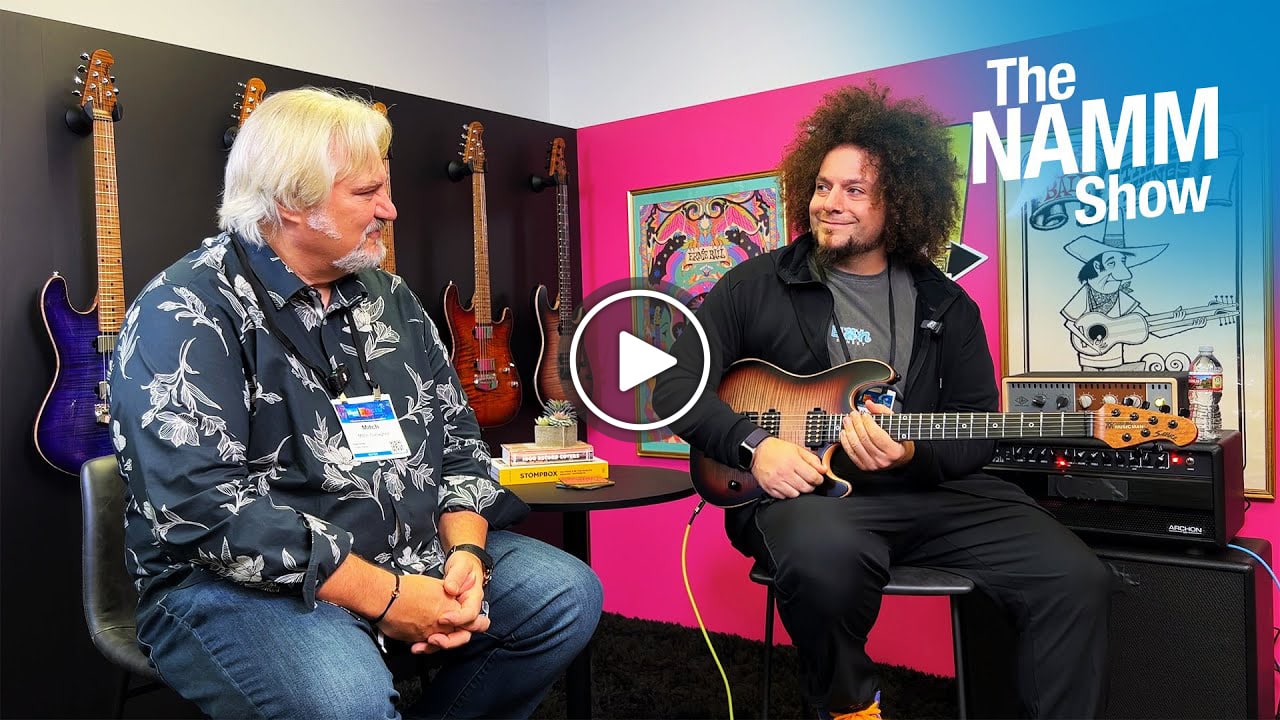 Video: Rabea Massaad X Music Man: Signature Sabre Sonics Forged in the Frenzied Flame. Watch now.
