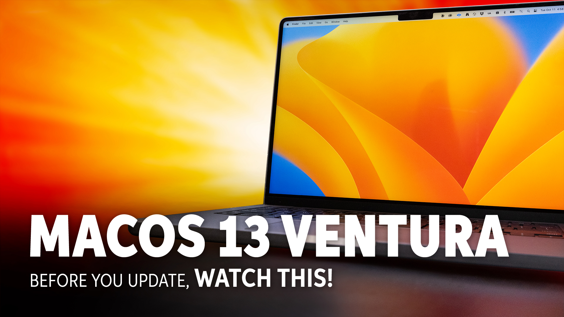 Video: MAC OS 13 Ventura - Before you update, watch this! WATCH NOW