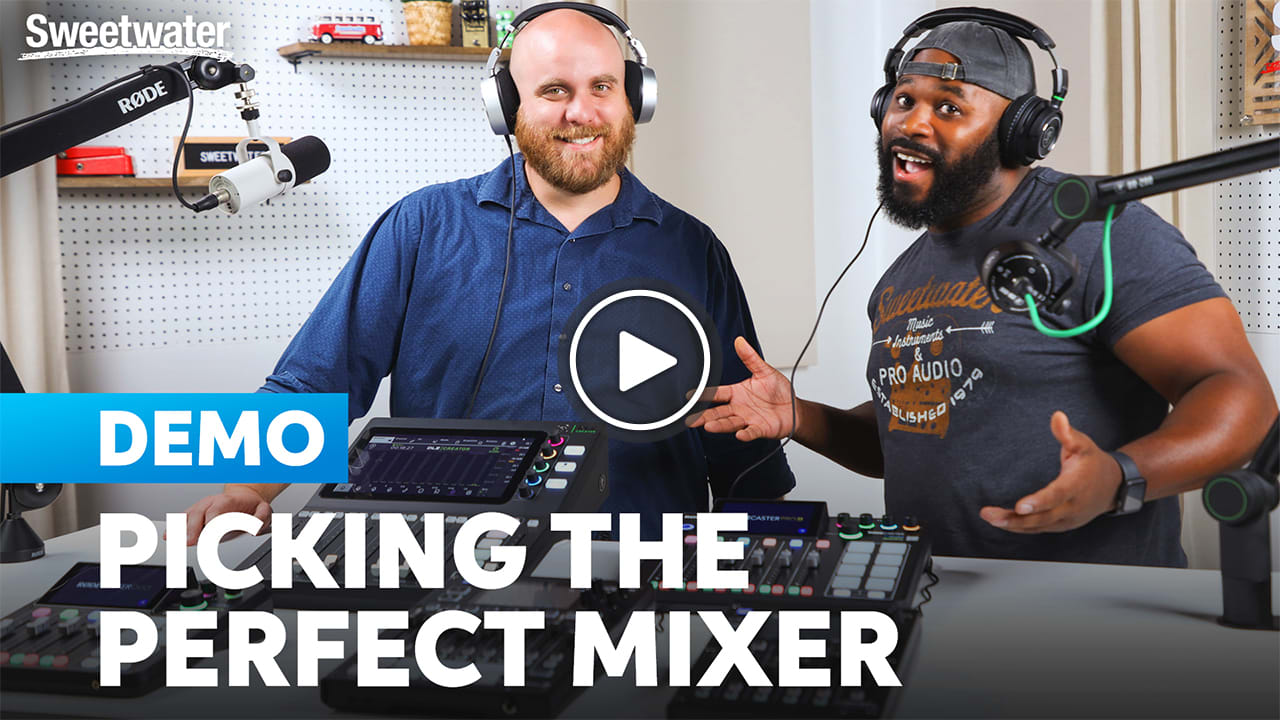 Video: Sounding Out: How to Pick the Perfect Mixer for Your Podcast. Watch now.