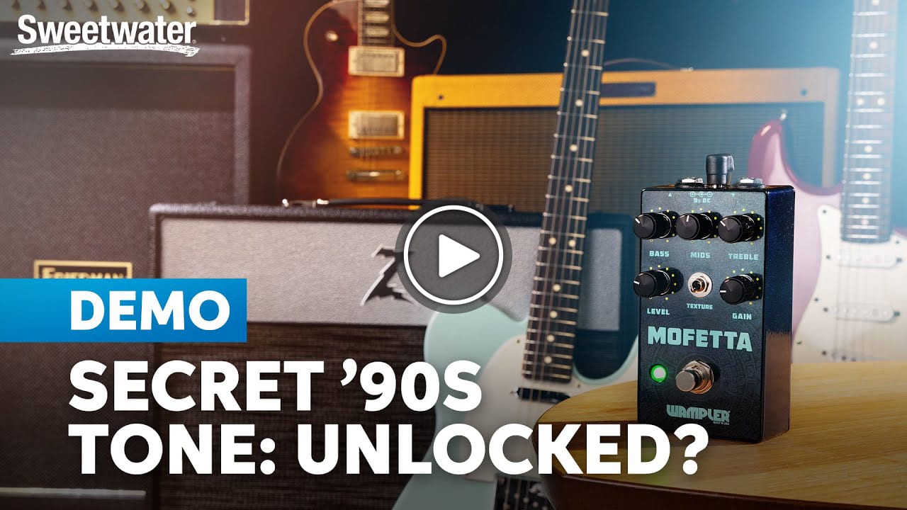 Video: Wampler Mofetta: 4 Guitars, 3 Amps, 1 Pedal & a Universe of Legendary Crunch. Watch now.
