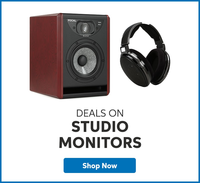 Shop deals on studio monitors.