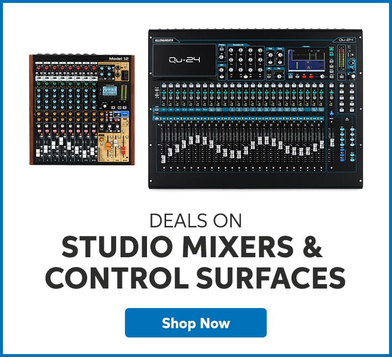 Shop deals on studio mixers & control surfaces.