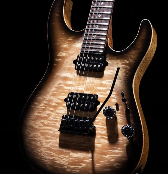 Suhr Custom Modern Electric Guitar - Black Burst