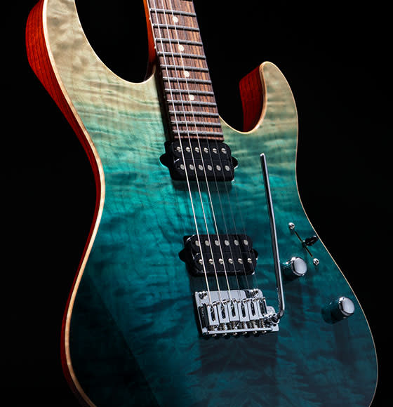 Suhr Modern Set Neck Electric Guitar - Teal Fade