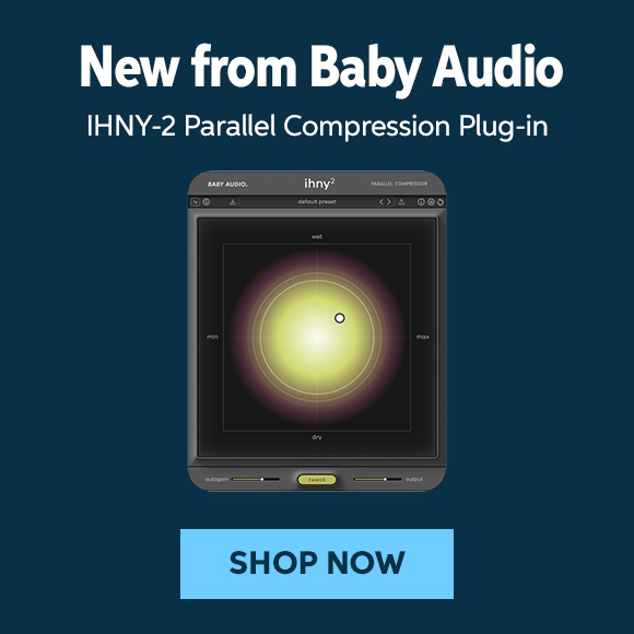 New from Baby Audio: I Heart NY 2 parallel compression plug-in. Shop now.