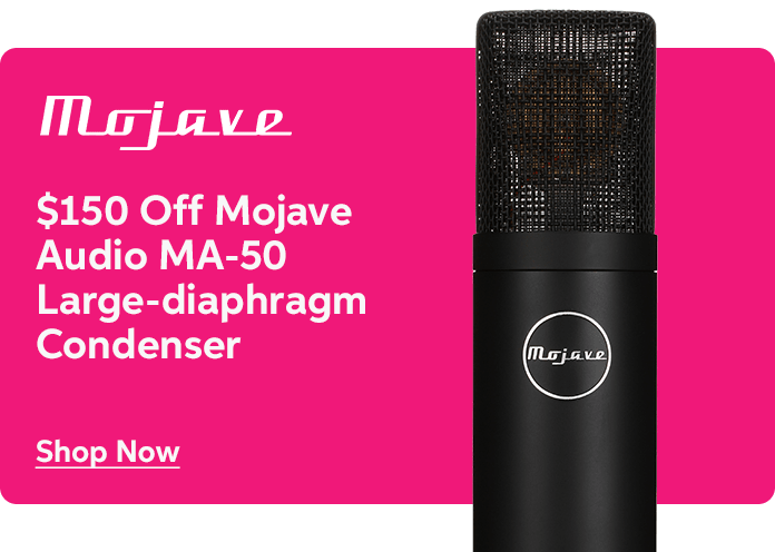 $150 Off the Mojave Audio MA-50 Large-diaphragm Condenser Microphone