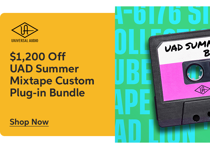 $1,200 Off UAD Summer Mixtape Custom Plug-in Bundle