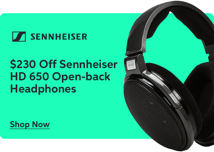 $230 Off Sennheiser HD 650 Open-back Headphones