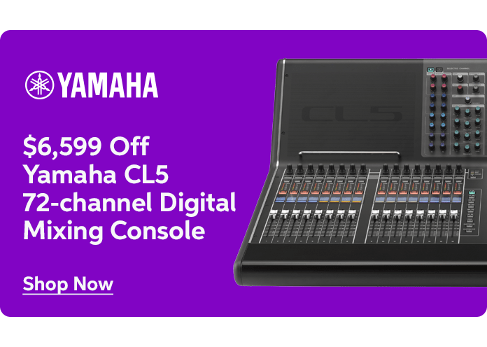 $6,599.01 Off Yamaha CL5 72-channel Digital Mixing Console