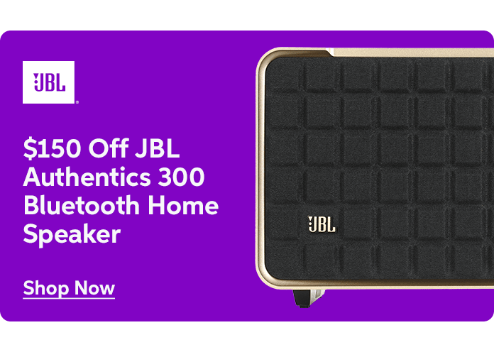 $150 Off JBL Authentics 300 Bluetooth Home Speaker