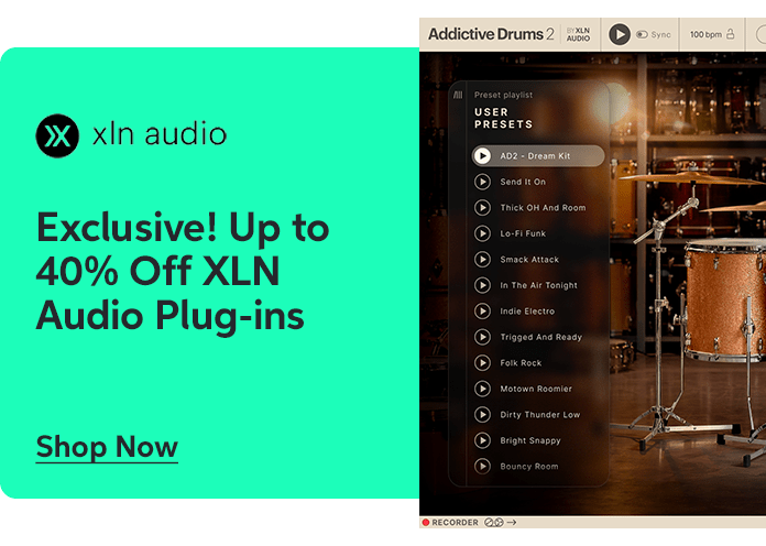 Exclusive! Up to 40% Off XLN Audio Plug-ins