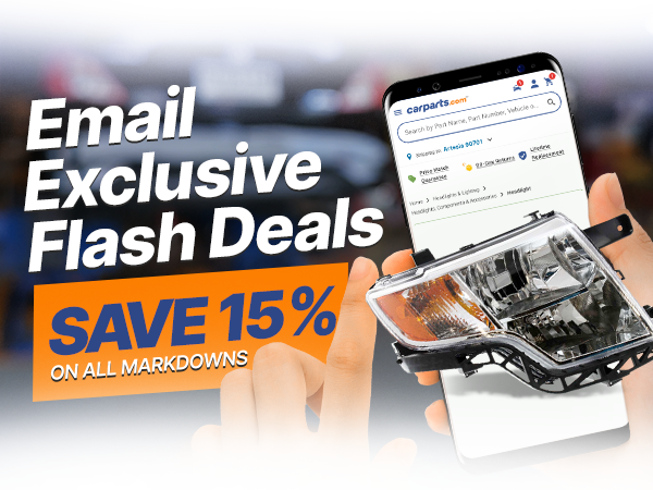 Email Exclusive Flash Deals - 15% OFF