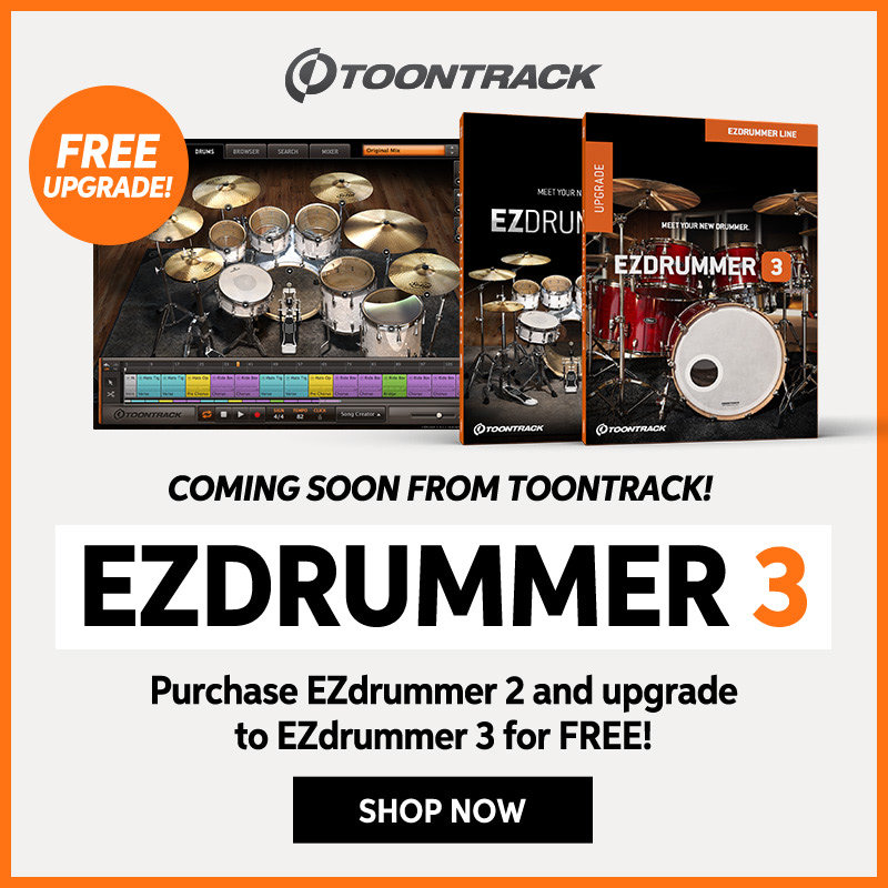 EZdrummer 3 Coming Soon