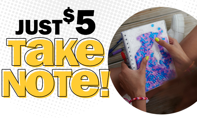 take note! just $5