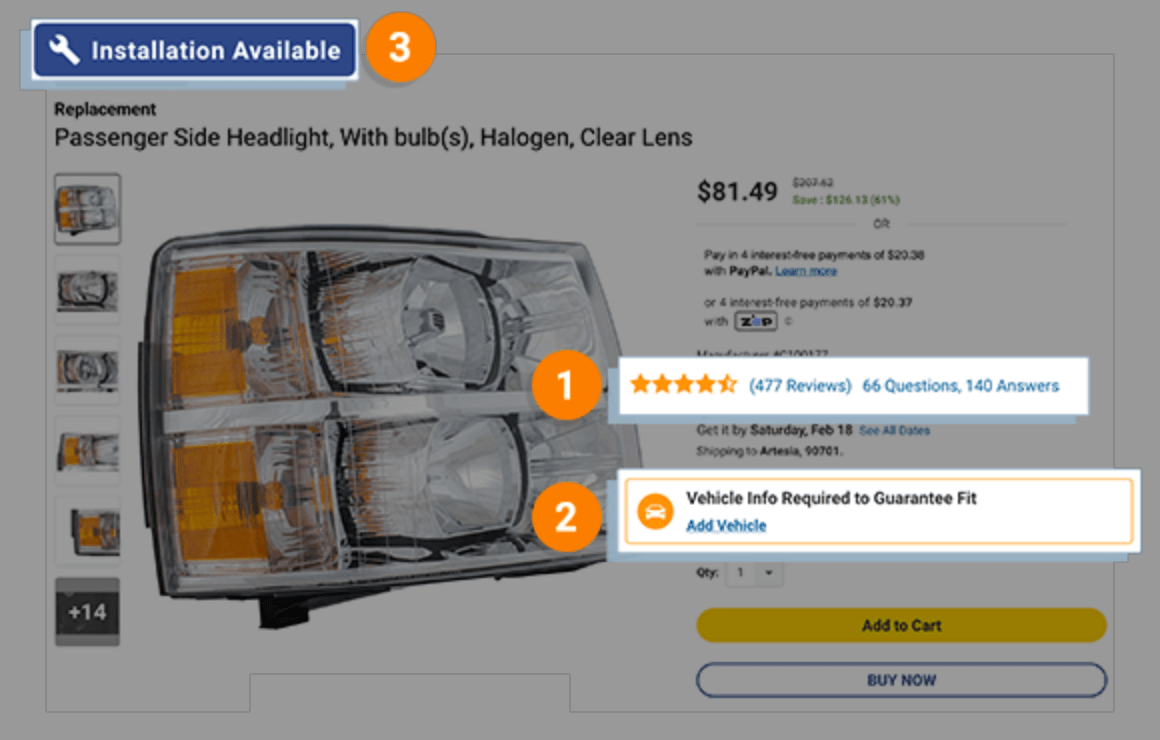 Car Parts, here's how you can enhance your experience