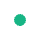 a pixel art of a green circle on a black background.