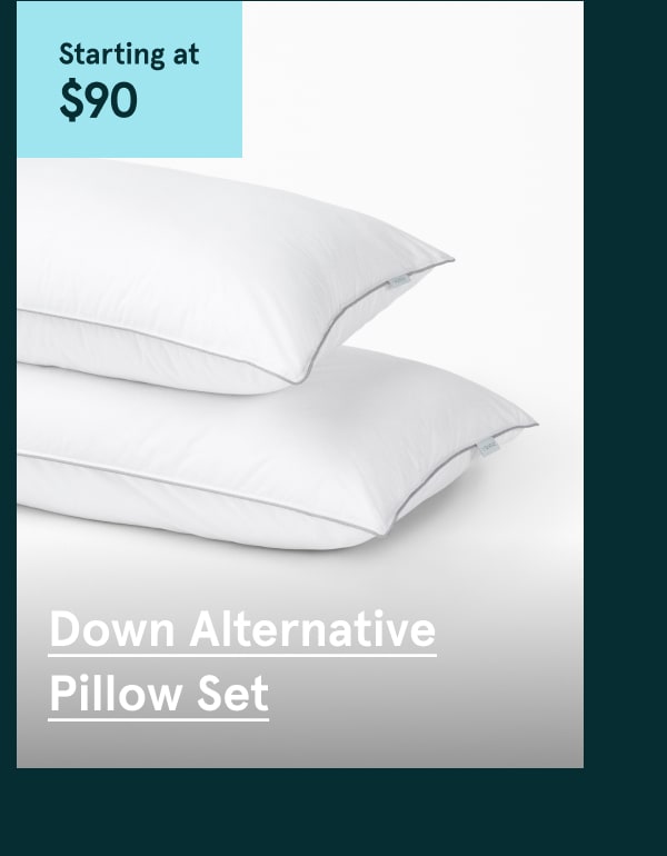 Down Alternative Pillow Set