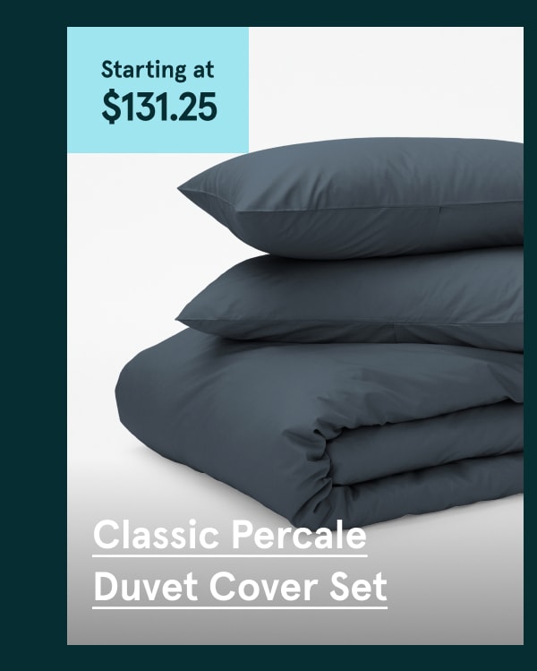 Classic Percale Duvet Cover Set