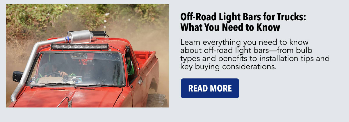 Off-Road Light Bars for Trucks: What You Need to Know