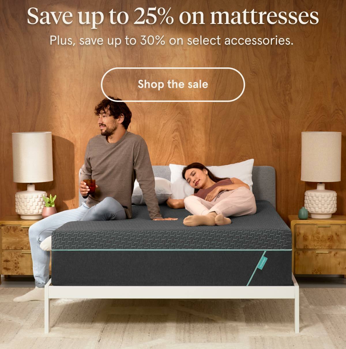 Major Savings Alert | Save up to 25% on mattresses | Shop the Sale