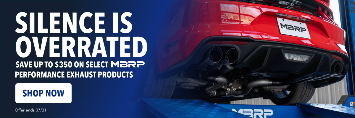 Save up to $350 on Select MBRP Performance Exhaust Products