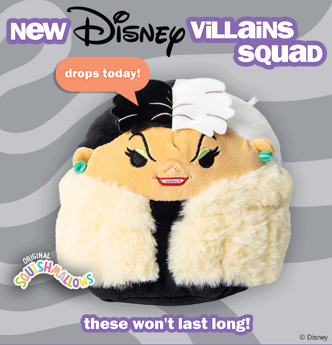 new Disney villains Squad, drops today!