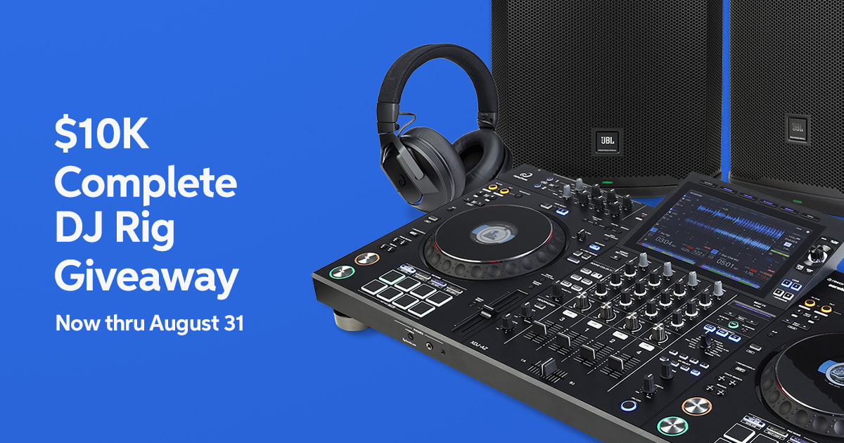 Enter for a Chance to Win the $10,000 Complete DJ Rig Giveaway*