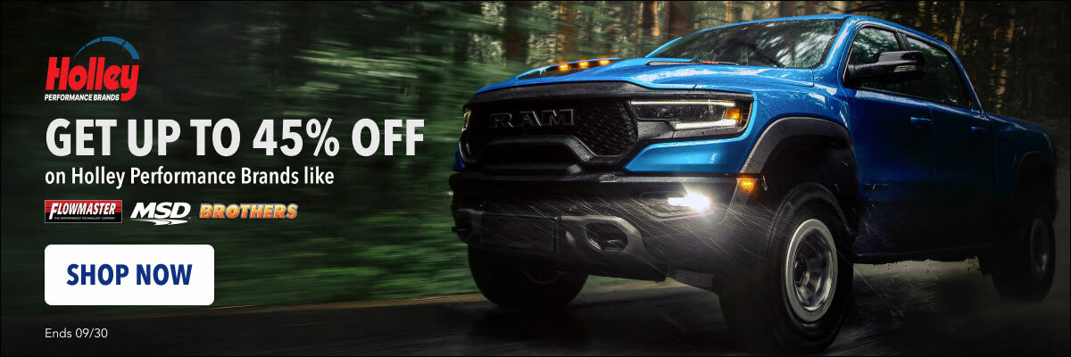 Get up to 45% off on Holley Performance Brands