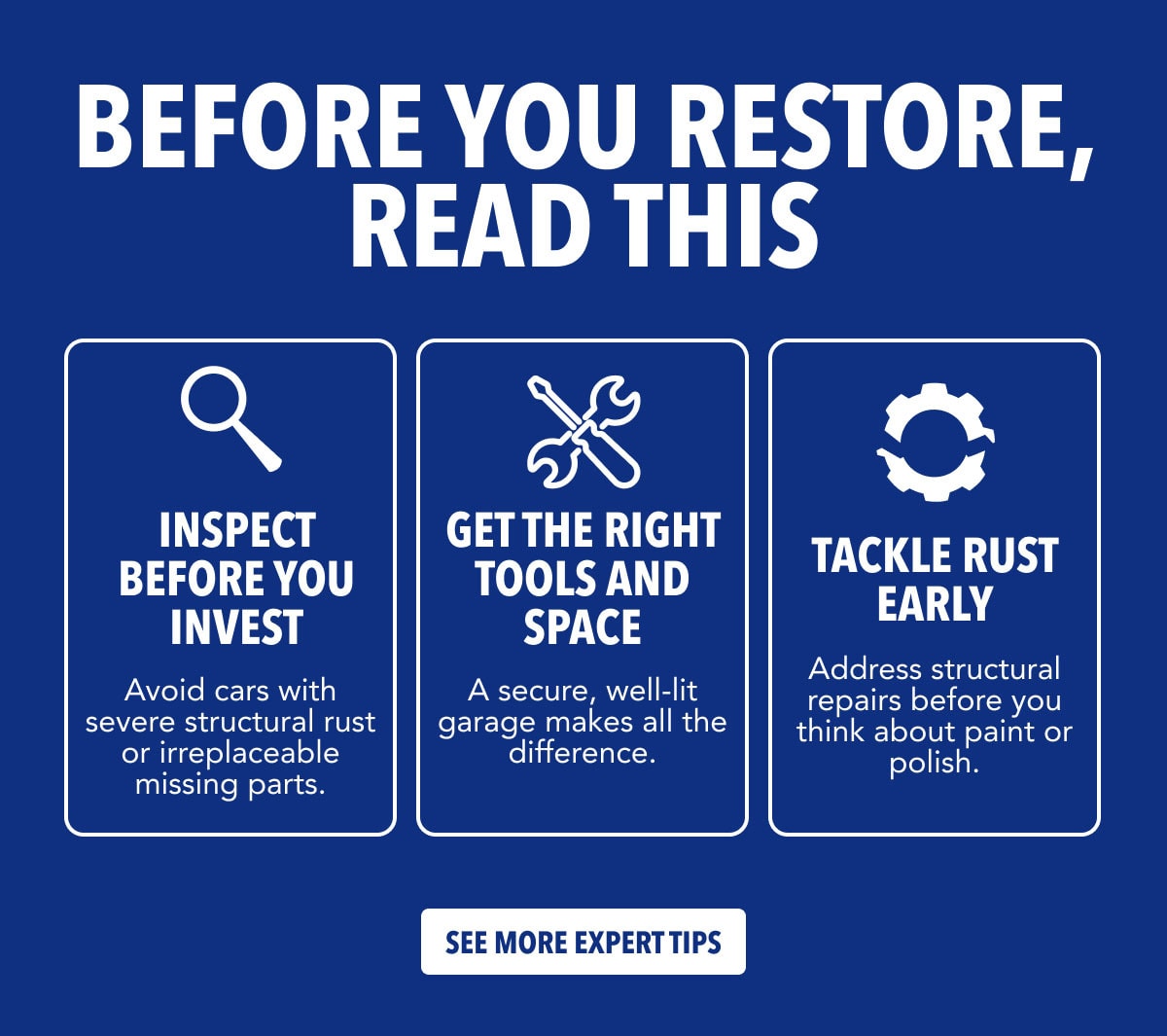 Before you restore, read this.