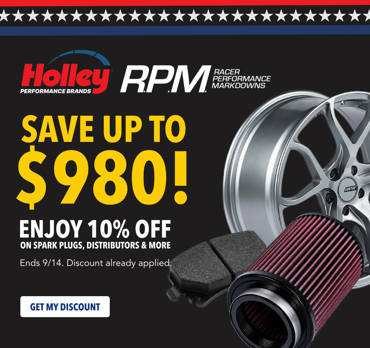 Enjoy 10% Off on Holley Spark Plugs, Distributors and more. Ends 9/14. Discount already applied.