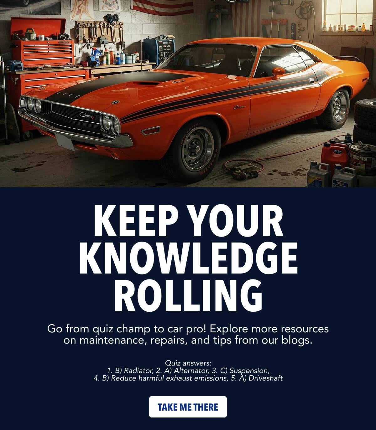 Keep your knowledge rolling.